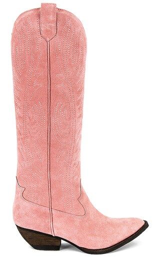 Calvera Western Boot in Pink Suede | Revolve Clothing (Global)