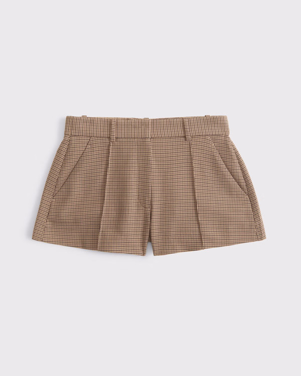 Curve Love High Rise Micro Tailored Short | Abercrombie & Fitch (US)