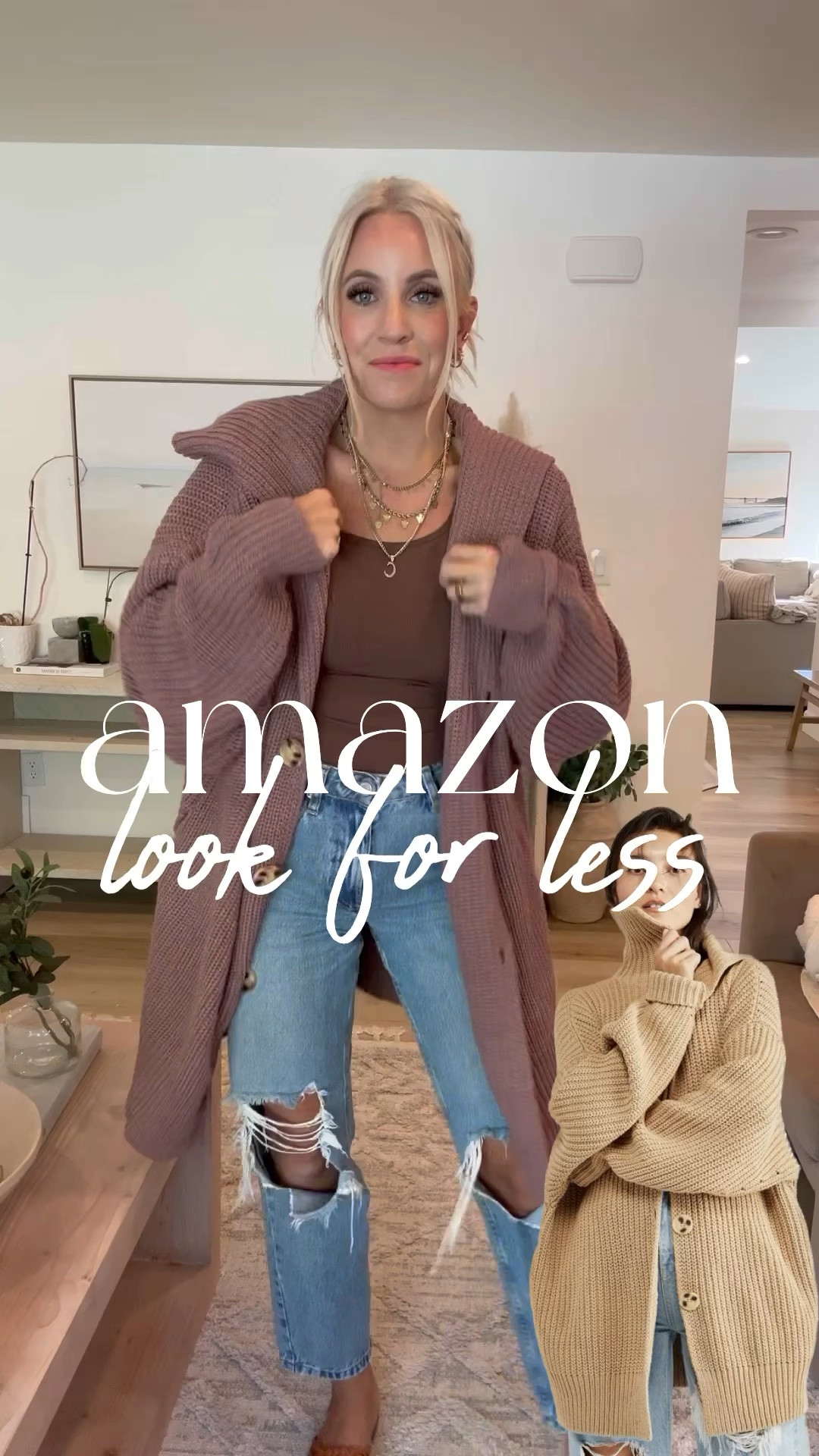 Amazon look for less cardigan! Looks just like the free people one! I’m in a size medium 

#LTKStyleTip #LTKFindsUnder50 #LTKSaleAlert