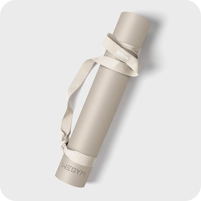 4mm Cushioned Exercise Mat for Yoga & Pilates - Anti Slip, Polyurethane with Suede Top & Carrying... | Amazon (US)