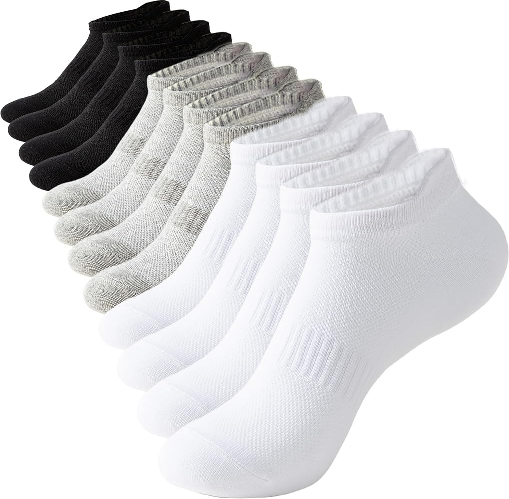 Irisbear Women's Ankle Socks - 6 Pairs Low Cut Tab & No Show Athletics Sports Running | Amazon (US)