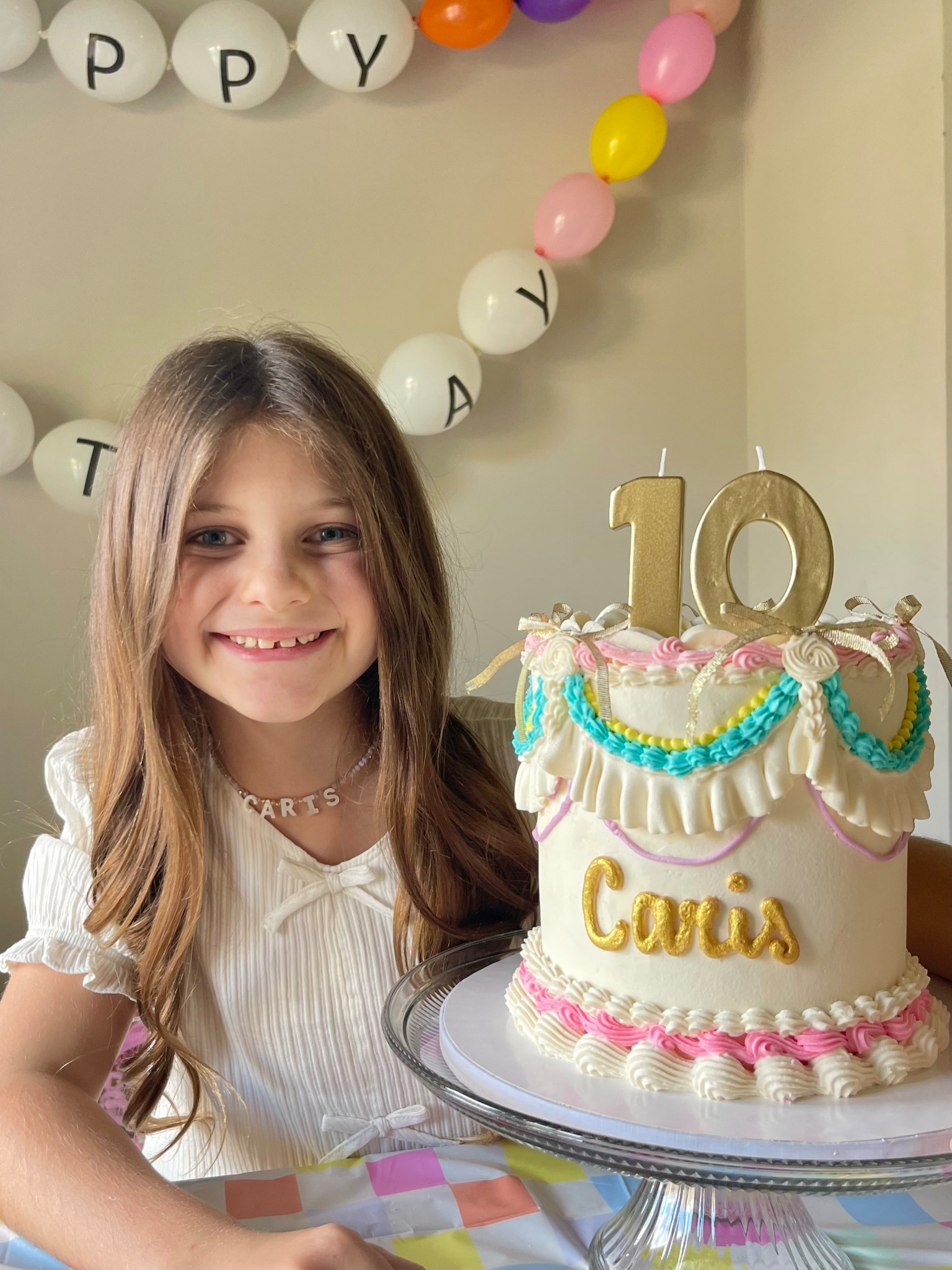 Name beaded necklace , we bought the necklace last year and still wearing 💕 

#LTKStyleTip #LTKKids #LTKCyberWeek