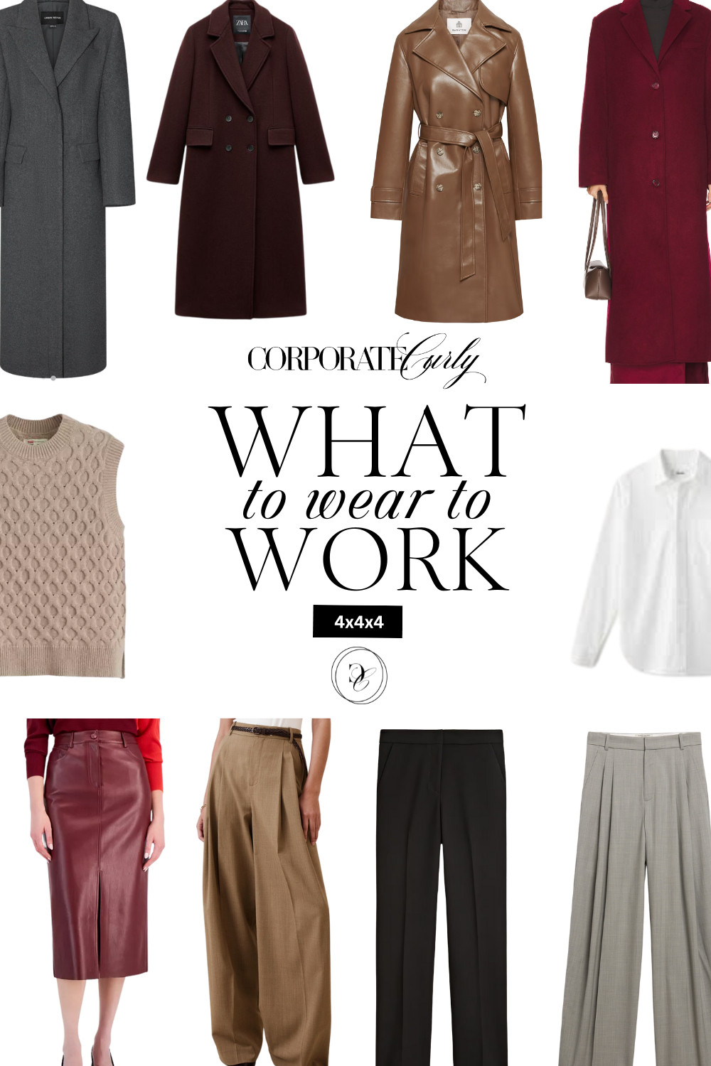 Business casual workwear 
4x4x4 method 

 #LTKWorkwear