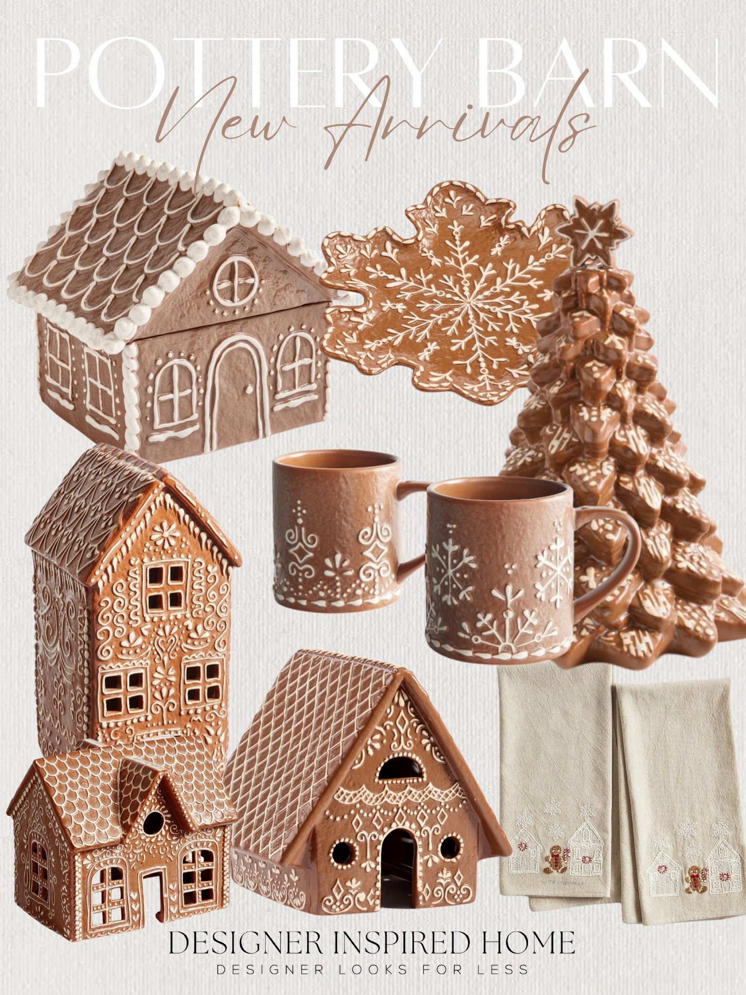 New Gingerbread collection at Pottery Barn! Christmas decor, Christmas kitchen, Rug, Home, Console, Home, Pottery Barn Finds, Look for Less, Living Room, Bedroom, Dining, Kitchen, Modern, Restoration Hardware, Arhaus, Pottery Barn, Target, Style, Home Decor, Summer, Fall, New Arrivals, CB2, Anthropologie, Urban Outfitters, Inspo, Inspired, West Elm, Console, Coffee Table, Chair, Pendant, Light, Light fixture, Chandelier, Outdoor, Patio, Porch, Designer, Lookalike, Art, Rattan, Cane, Woven, Mirror, Luxury, Faux Plant, Tree, Frame, Nightstand, Throw, Shelving, Cabinet, End, Ottoman, Table, Moss, Bowl, Candle, Curtains, Drapes, Window, King, Queen, Dining Table, Barstools, Counter Stools, Charcuterie Board, Serving, Rustic, Bedding, Hosting, Vanity, Powder Bath, Lamp, Set, Bench, Ottoman, Faucet, Sofa, Sectional, Crate and Barrel, Neutral, Monochrome, Abstract, Print, Marble, Burl, Oak, Brass, Linen, Upholstered, Slipcover, Olive, Sale, Fluted, Velvet, Credenza, Sideboard, Buffet, Budget Friendly, Affordable, Texture, Vase, Boucle, Stool, Office, Canopy, Frame, Minimalist, MCM, Bedding, Duvet, Looks for Less

#LTKHome #LTKSeasonal #LTKFindsUnder100
