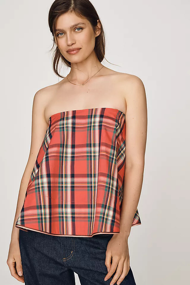 Jessica Strapless Swing Top by Maeve | Anthropologie (US)