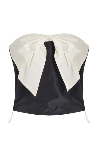 Atticus Bow-Detailed Satin Top | Moda Operandi (Global)