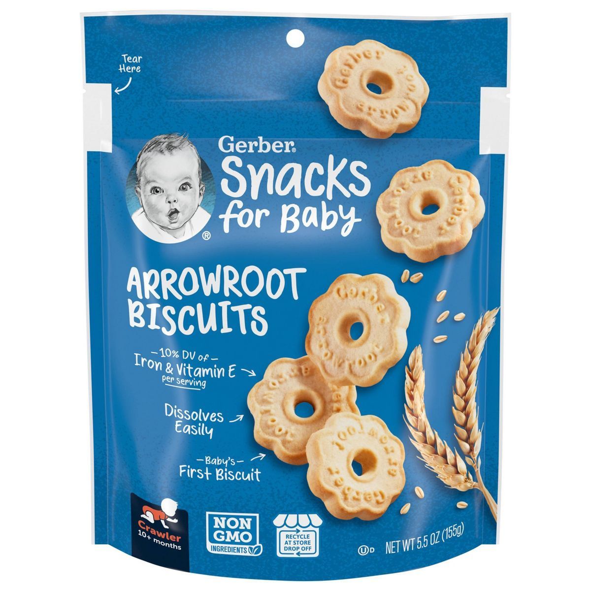 Gerber Arrowroot Cookies- 5.5oz | Target