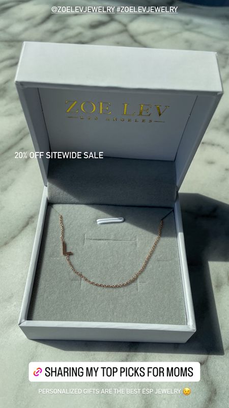 With Mother’s day around the corner, treat yourself and loved ones to Zoe Lev’s 20% off sitewide sale ✨ Like this 14K Gold best seller ⚡️ Sharing a few more favs for you, mom, mom to be, and friends. @zoelevjewelry #zoelevjewelry 

Mother’s Day gift guide, Mother’s Day sale, jewelry, initial necklace, gift guide, gift ideas, gift ideas for her, Zoe Lev Jewelry, The Stylizt 



#LTKGiftGuide #LTKstyletip #LTKsalealert