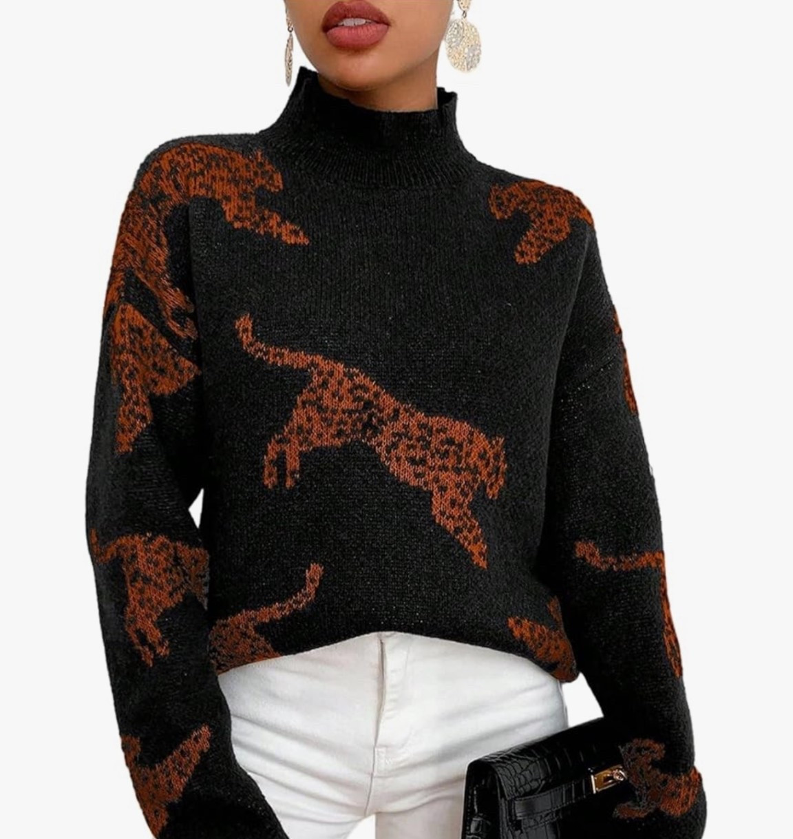 Leopard Sweater 

#LTKPlusSize #LTKgrwm #LTKootd