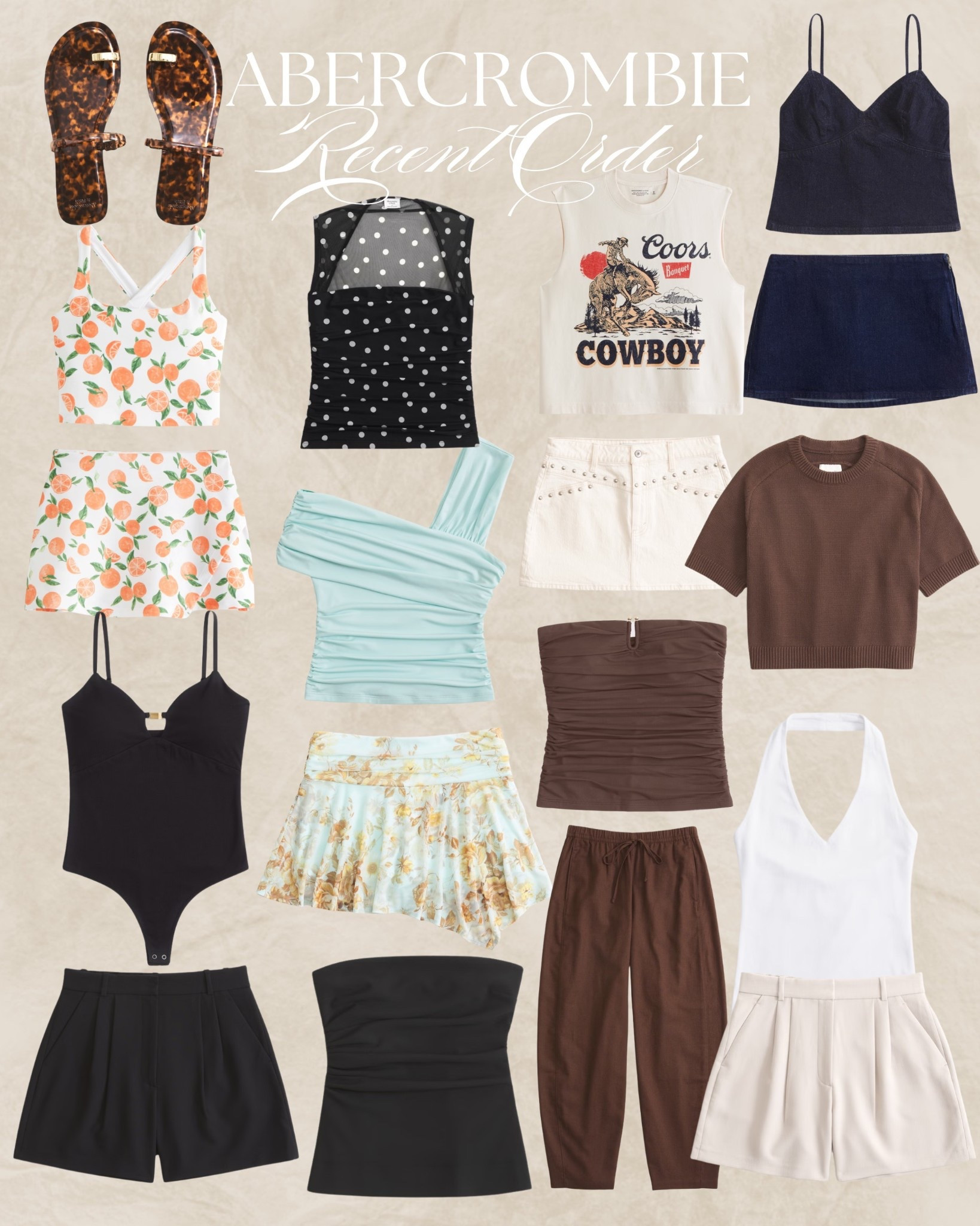 Recent Abercrombie order! Use code CHLOEAF for an additional 15% off from 6/20/25- 6/24/25. Offer valid in US and CA. Exclusions apply. See details online
#AbercrombiePartner @abercrombie 