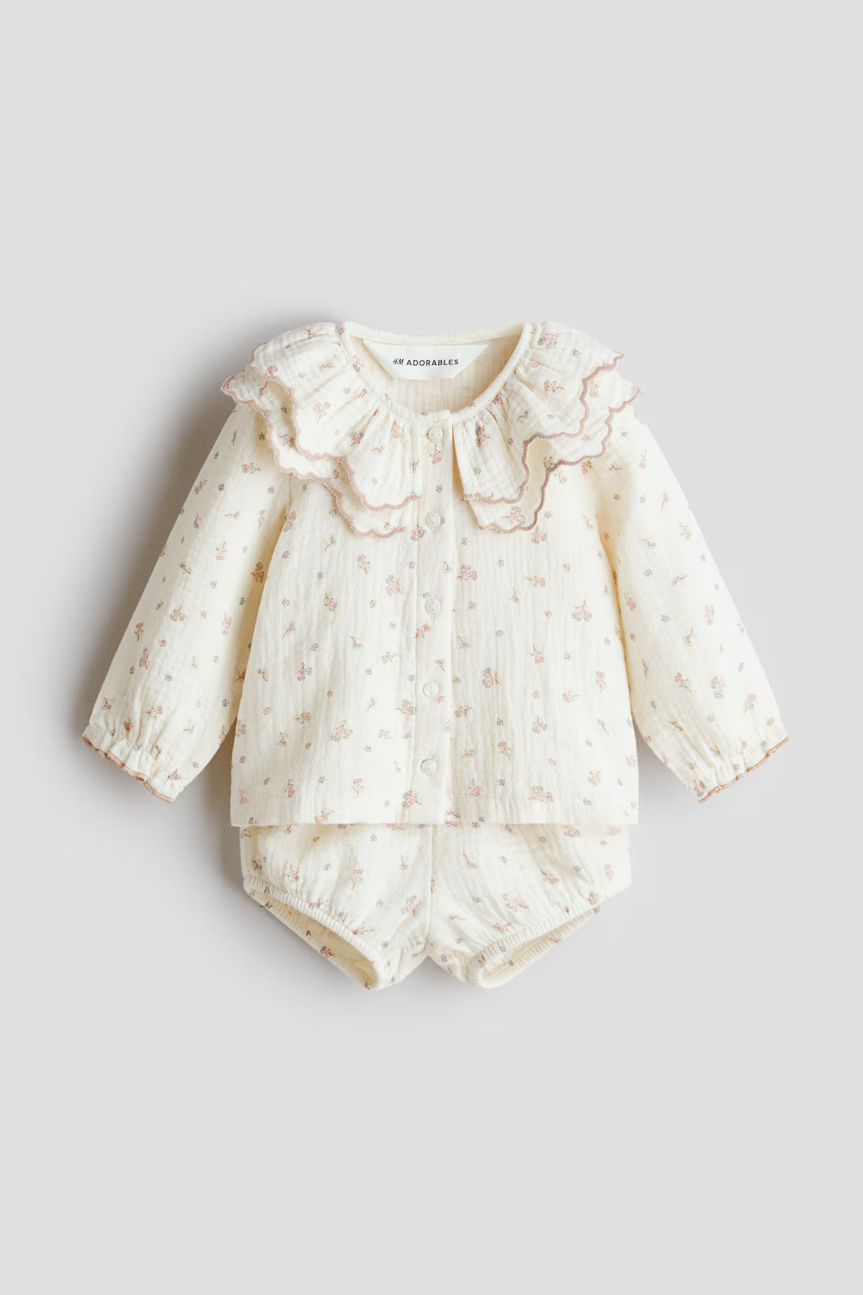 2-Piece Cotton Muslin Set | H&M (US + CA)