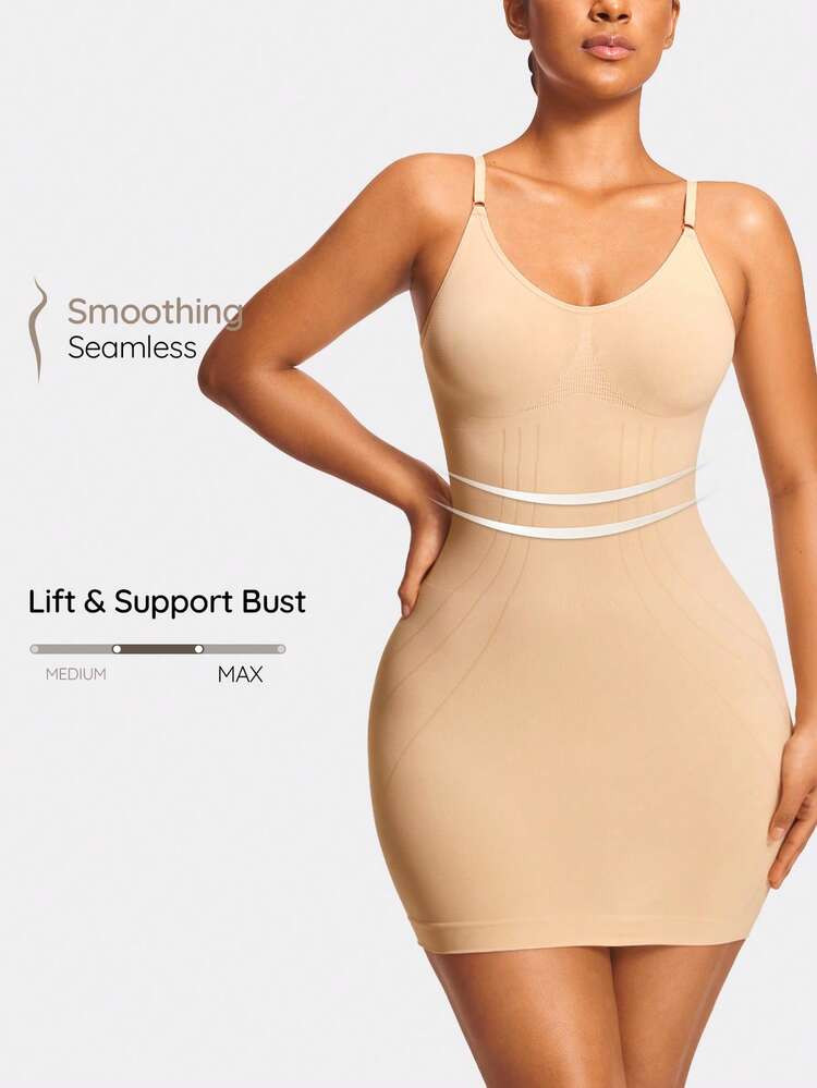 SHAPORA Seamless High-Waisted Mid Thigh Short Shapewear Bottom Body Shaper Butt Lifter-Tummy Wais... | SHEIN