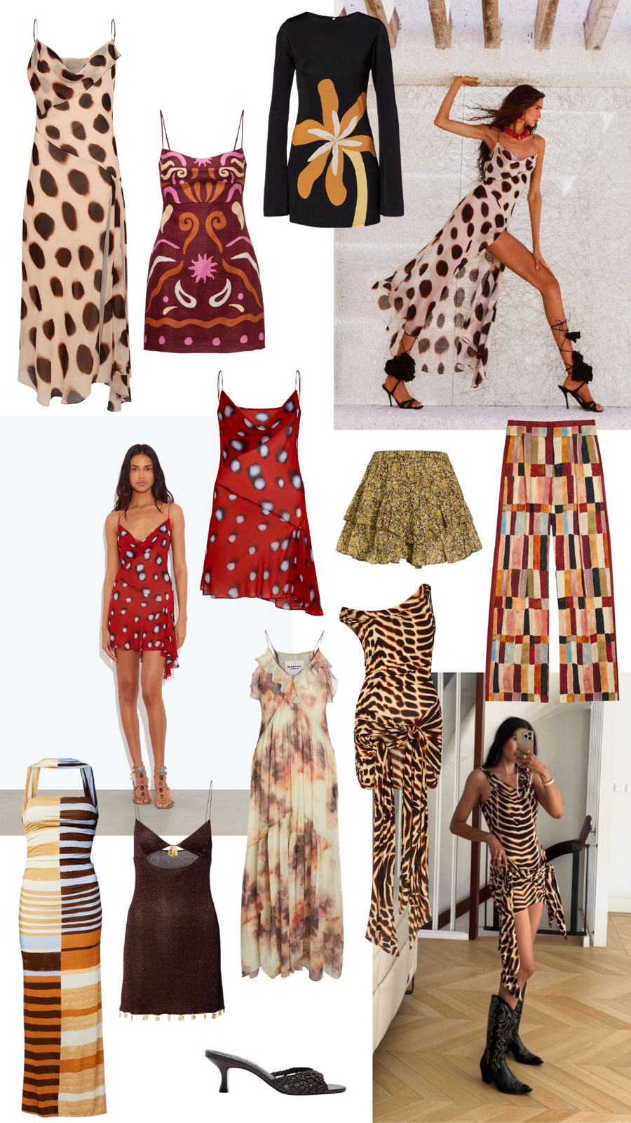 The Ibiza Edit

animal print, polka dot print, zebra print, abstract print, printed dresses, slip dress, maxi dress, mini dress, asymmetrical dress, ruched dress, satin dress, bodycon dress, statement dress, mixed prints, brown tones, red dress, neutral palette, resort wear, vacation outfit, summer dresses, evening look, bold fashion, chic styling, strappy heels, western boots 

 #LTKspring #LTKjeans #LTKpartywear