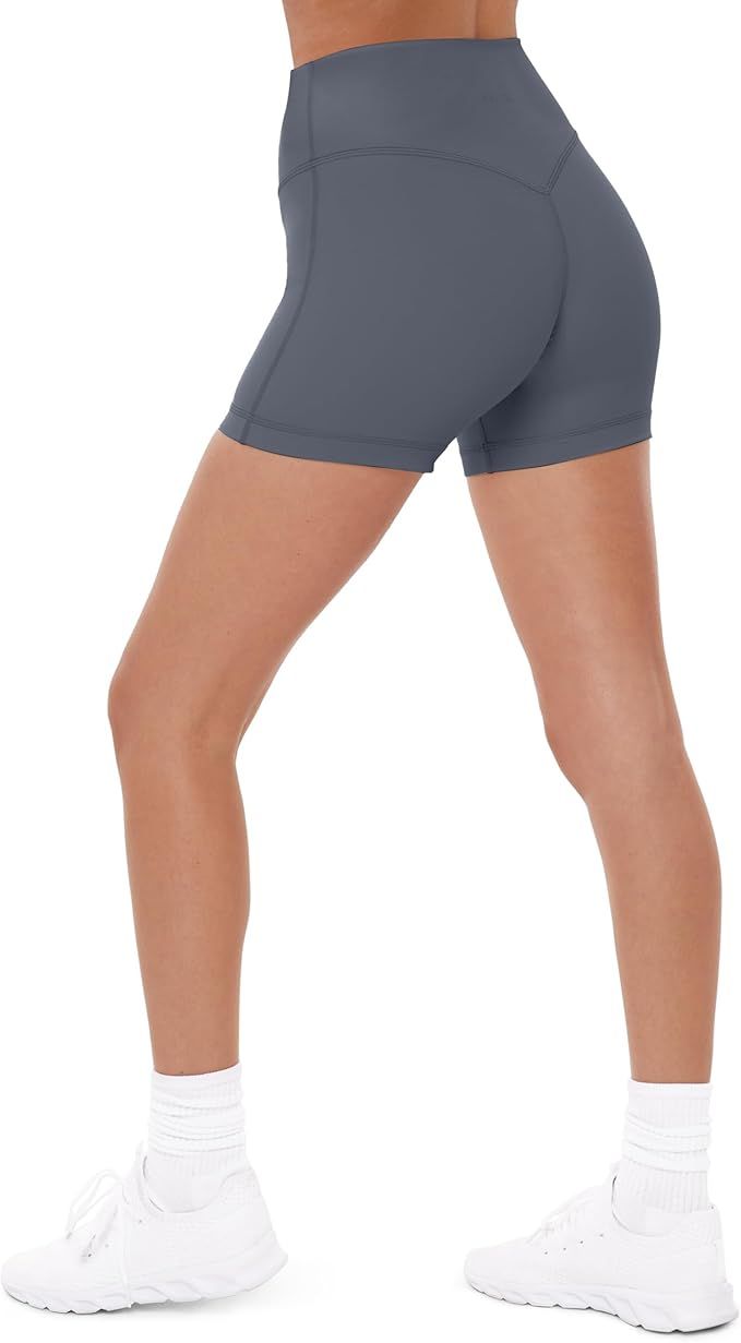 Sculpting Shorts | High Waisted Butt Shaping 4" & 6" Women's Biker Low Impact Shorts | FlexFlow X... | Amazon (US)