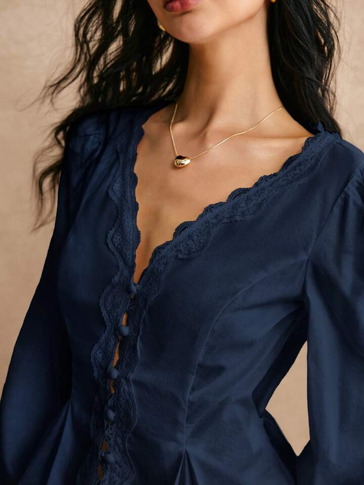 Navy Top | SHEIN
