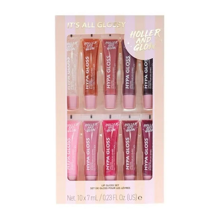 Holler and Glow Limited Edition It s All Glossy Lip Gloss Set 10 Piece Gift Set | Walmart (US)