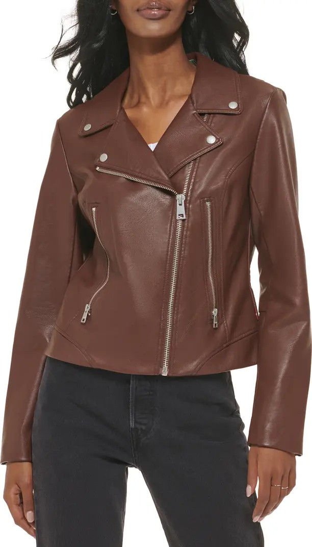 Faux Leather Moto Jacket | Nordstrom