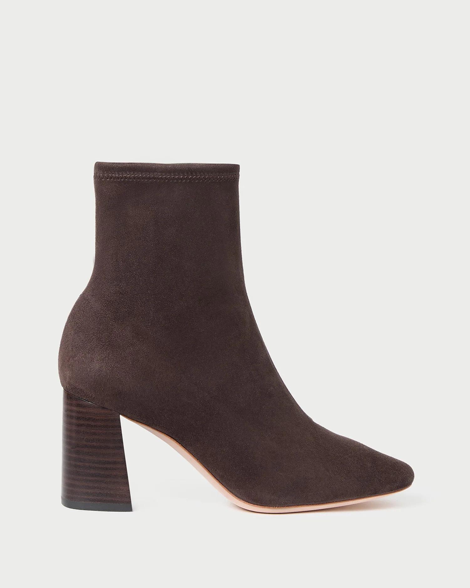 Elise Brown Suede Stretch Bootie | Loeffler Randall
