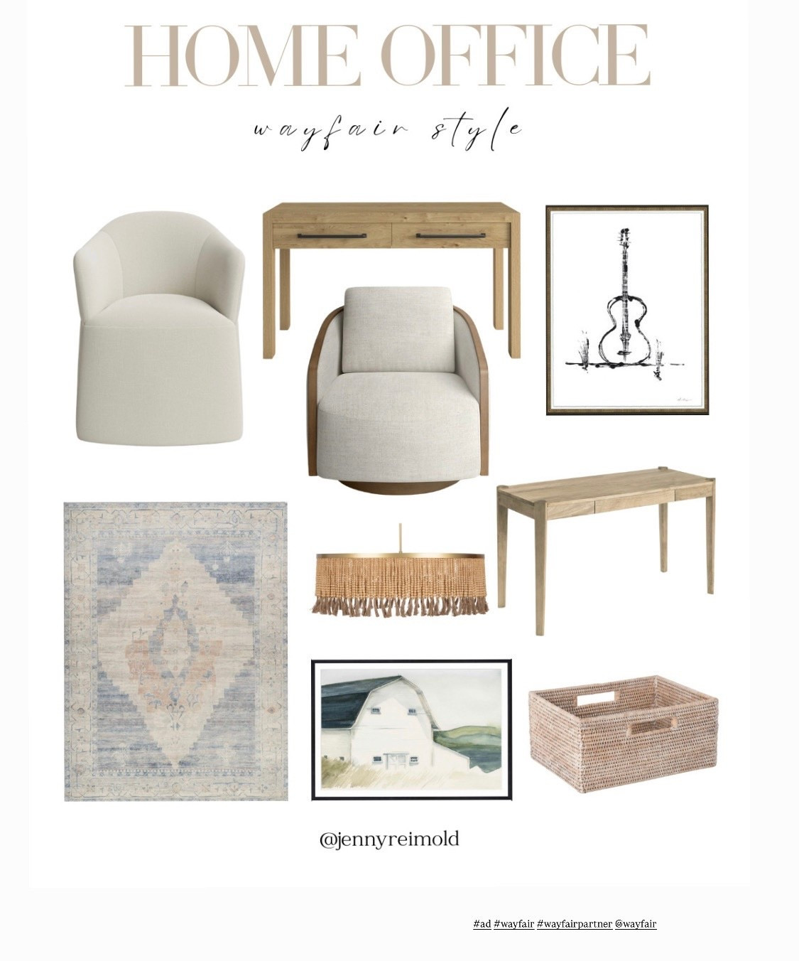 Get your home office ready for 2026 while you save up to 60% off and get fast shipping during Wayfair's End of the Year Clearance event. 

#WayfairPartner @wayfair #wayfair #ad 

#LTKHome #LTKOver40 #LTKSaleAlert