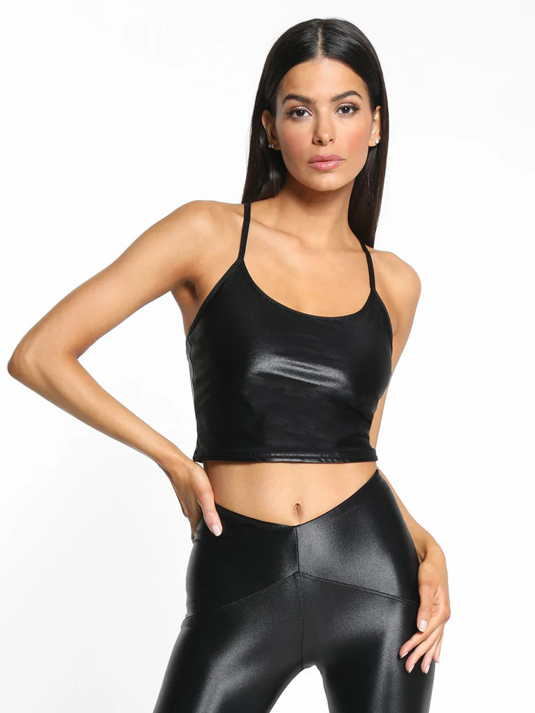 Leah Infinity Sports Bra - Black | Koral