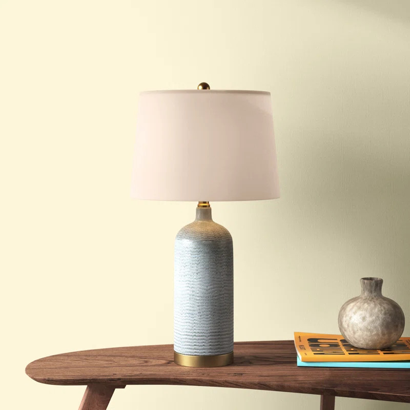 Napeague 27" Blue/Gold Table Lamp | Wayfair North America