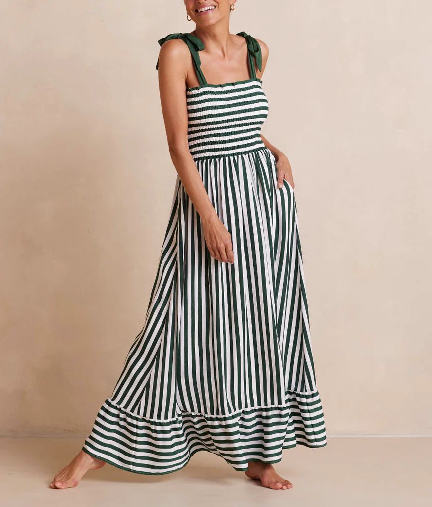 The Silky Luxe Smocked Maxi Dress 
            | 
              
              
                $... | SummerSalt