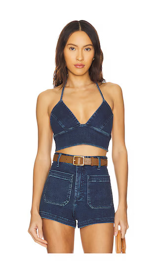 Palm Springs Top in Moonlit Blue | Revolve Clothing (Global)