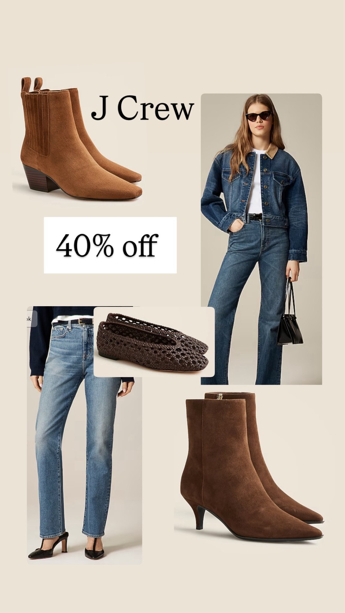 J crew 40% off 

#LTKSeasonal