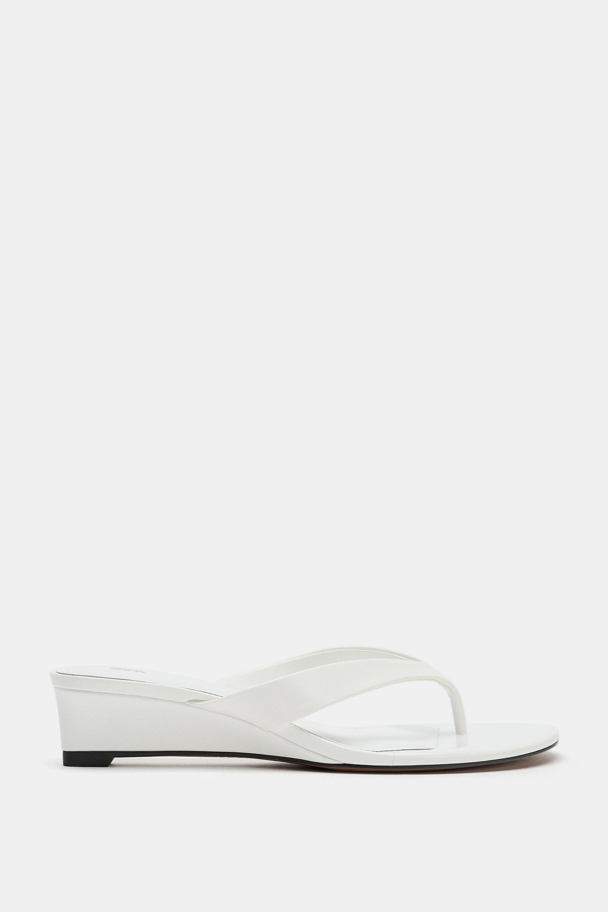 FLAT TOE-POST SANDALS | Zara UK
