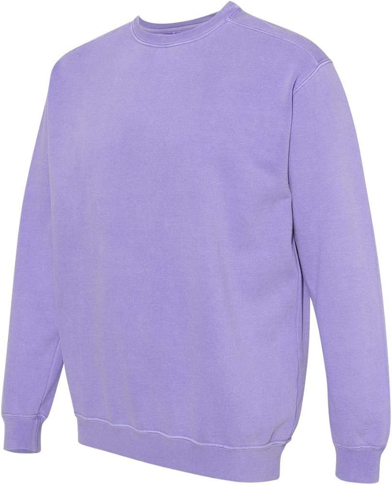 Comfort Colors - Garment-Dyed Sweatshirt - 1566 - S - Violet | Amazon (US)