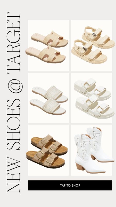 Sandals for spring: all target 🤍 so many looks for less here! The cutest sandals and love the prices 🙌🏼🙌🏼

Target sandals, target favorites, spring sandals, summer sandals, summer weather, seasonal, shoe crush, shoes under $50 

#LTKshoecrush #LTKfindsunder50 #LTKSeasonal