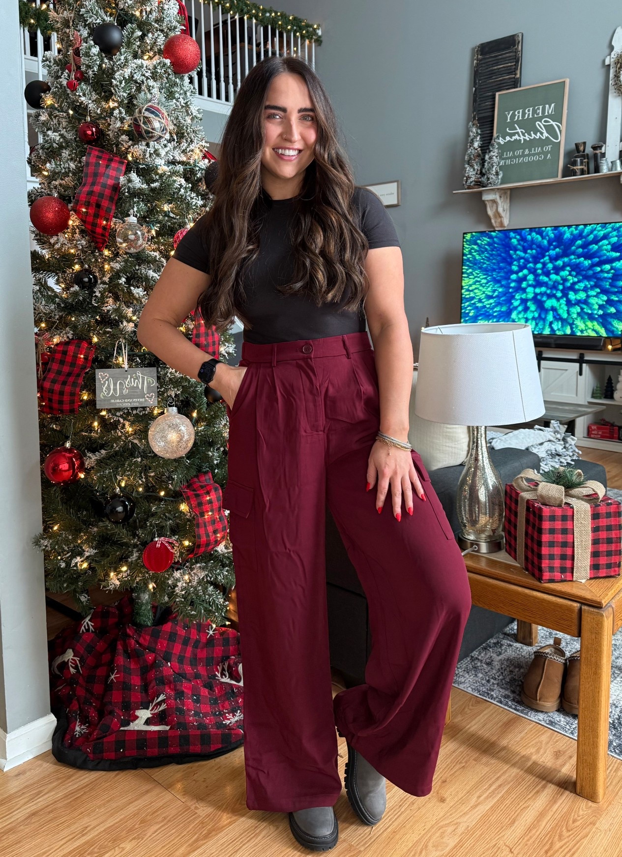 Really should’ve steamed these pants 🤦🏻‍♀️ but they are so good ! Comes in a bunch of different colors ! #workattire #dresspants #ootd #styleinspo 

#LTKFindsUnder50 #LTKootd