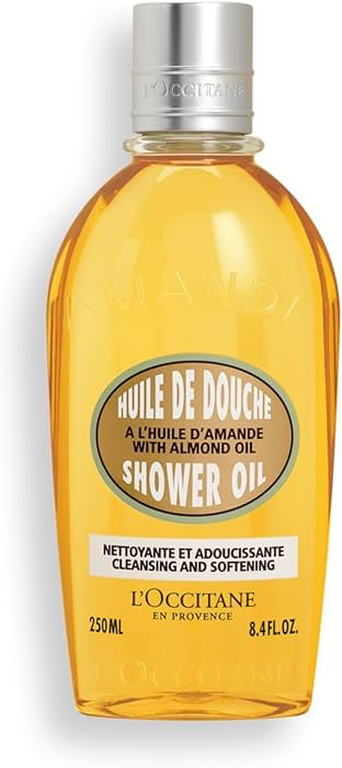 L'Occitane Cleansing & Softening Almond Shower Oil, Body Wash & Shaving Base Purifies & Smooths W... | Amazon (US)
