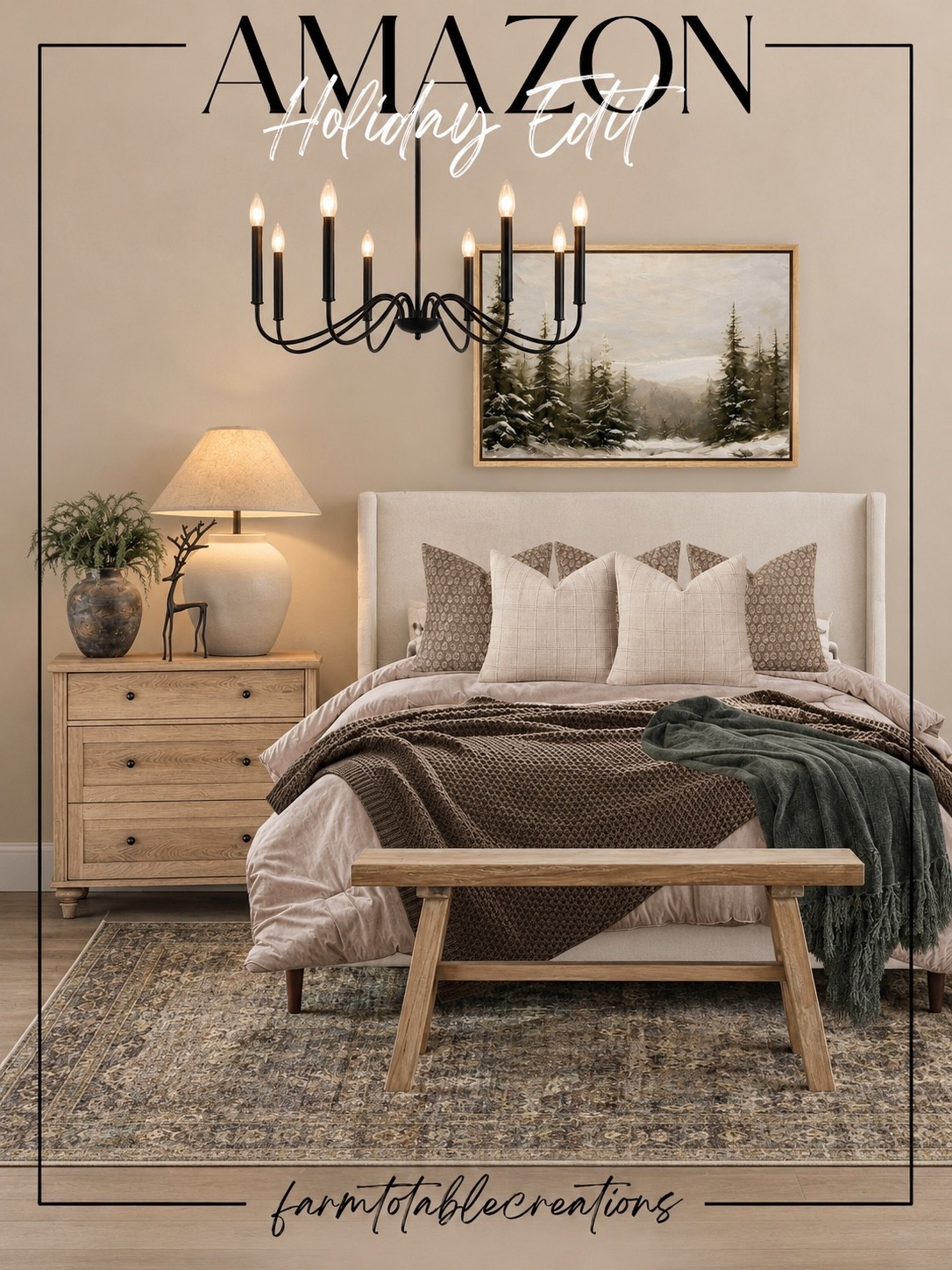 Amazon Holiday Bedroom Finds 🎄 Giving the bedroom a cozy holiday refresh with warm neutrals, layered textures, soft lighting, and those little seasonal touches that make the whole space feel extra inviting. So many beautiful Amazon finds to recreate this look!

#AmazonHome #AmazonHolidayDecor #ChristmasBedroom #ChristmasHomeDecor #CozyBedroom #HolidayBedroom #NeutralChristmasDecor #BedroomDecor #AmazonDecor #ChristmasDecorFinds

#LTKSeasonal #LTKSaleAlert #LTKHome