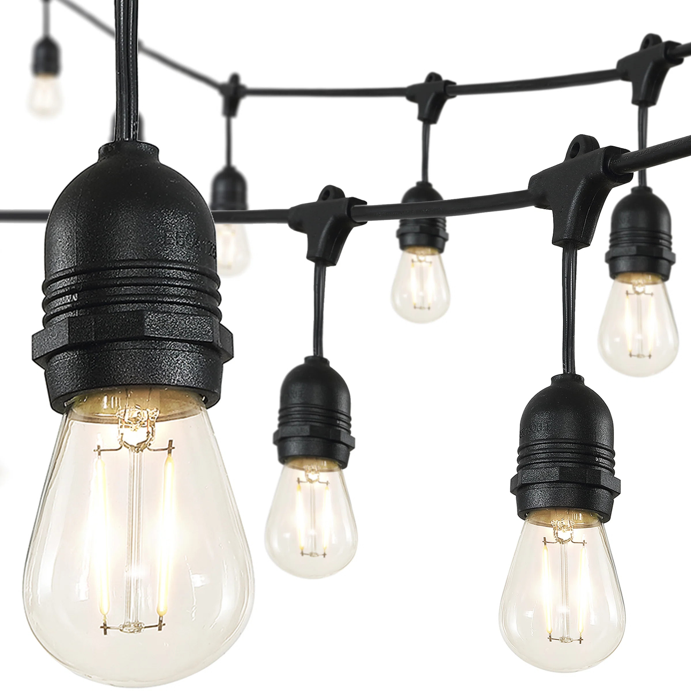 Beant Outdoor 15 - Bulb 48'' Plug-in String Light | Wayfair North America
