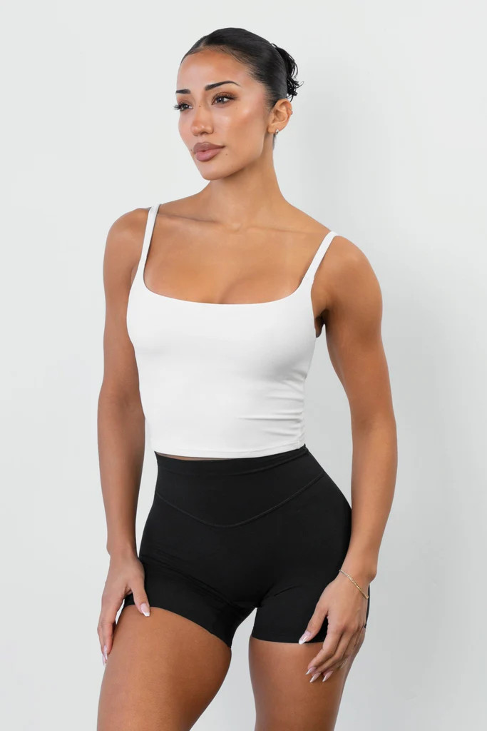 Cloud II™ Scoop Tank - Snow | Vitality