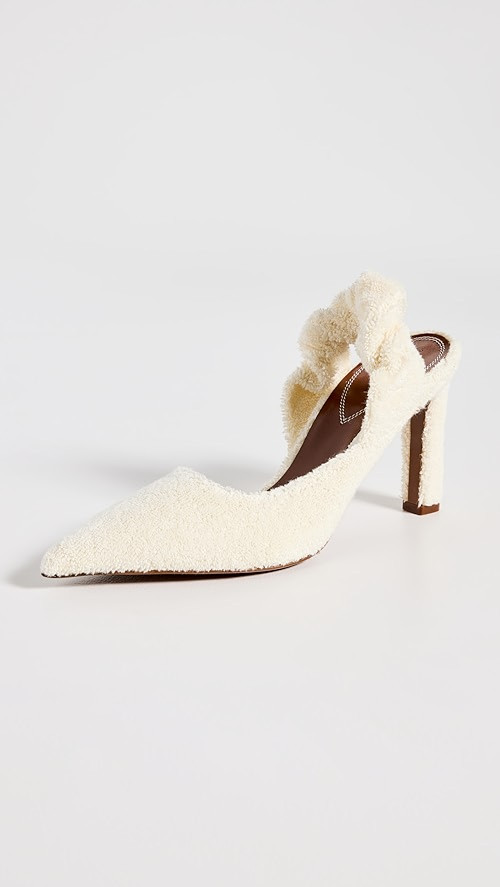 Twisted Towel Slingback 85 | Shopbop