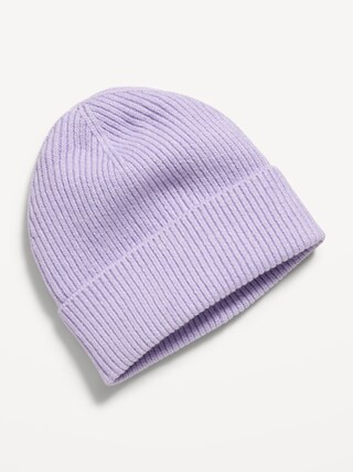 Rib-Knit Cuffed Beanie for Women | Old Navy (US)
