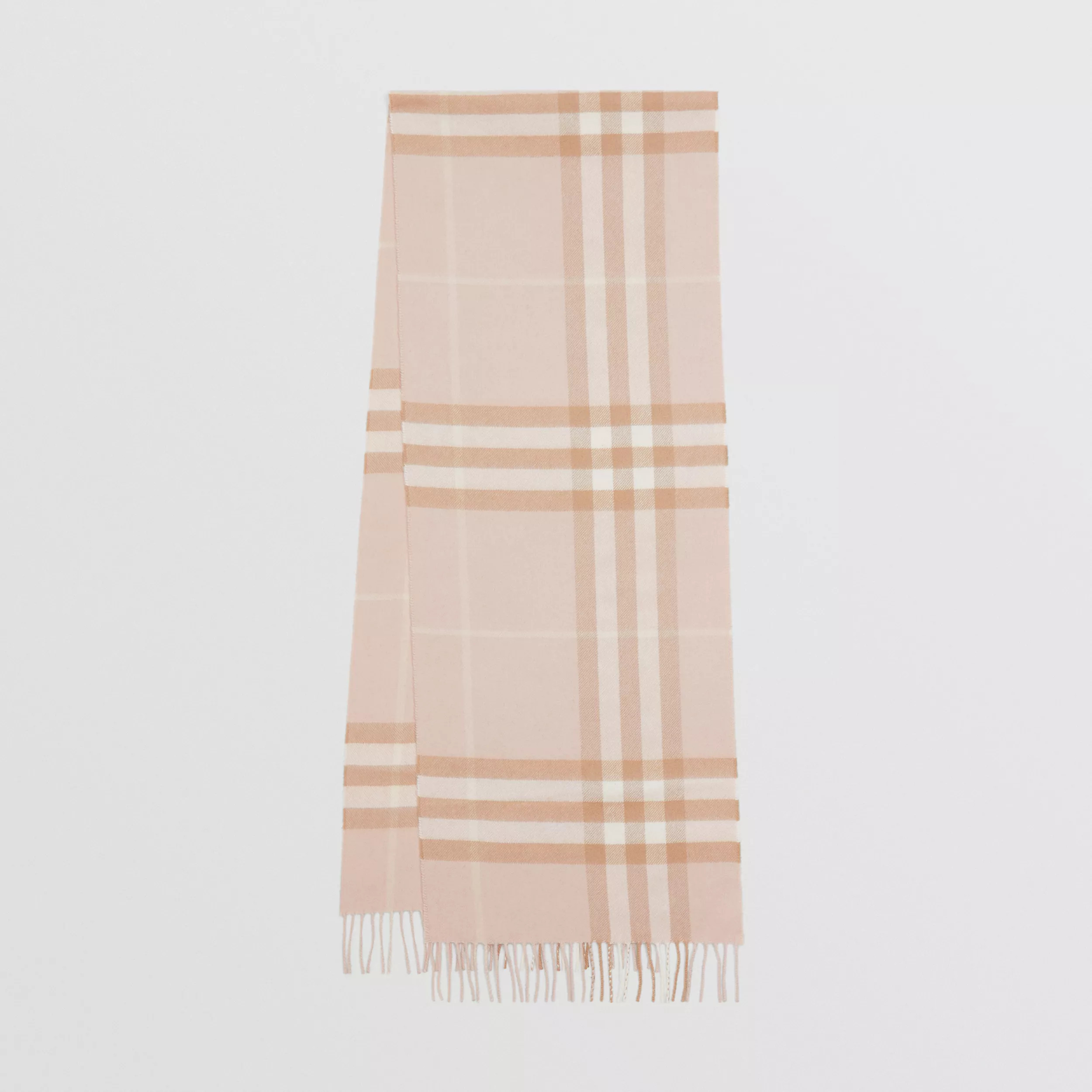 The Classic Check Cashmere Scarf in Blush | Burberry United States | Burberry (US)