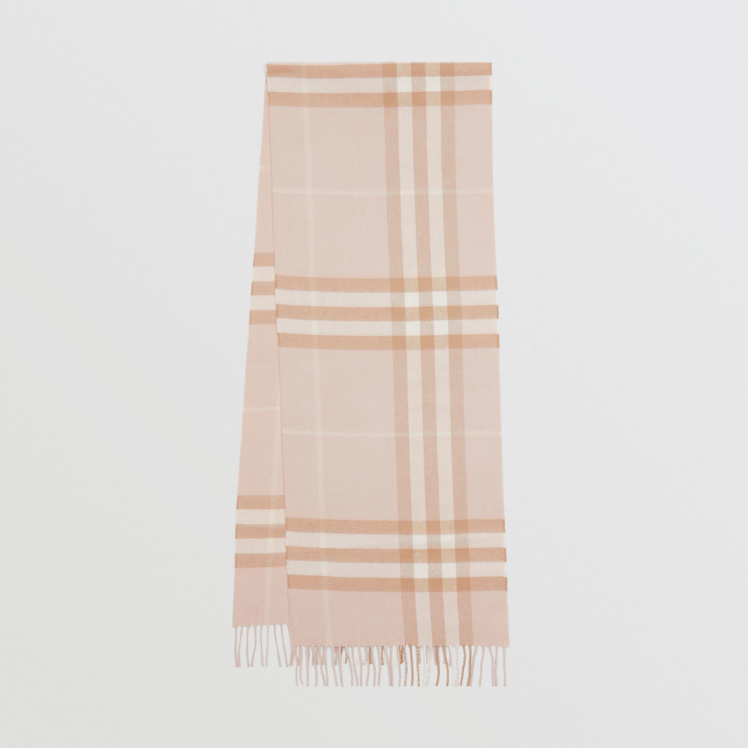The Classic Check Cashmere Scarf in Blush | Burberry United States | Burberry (US)