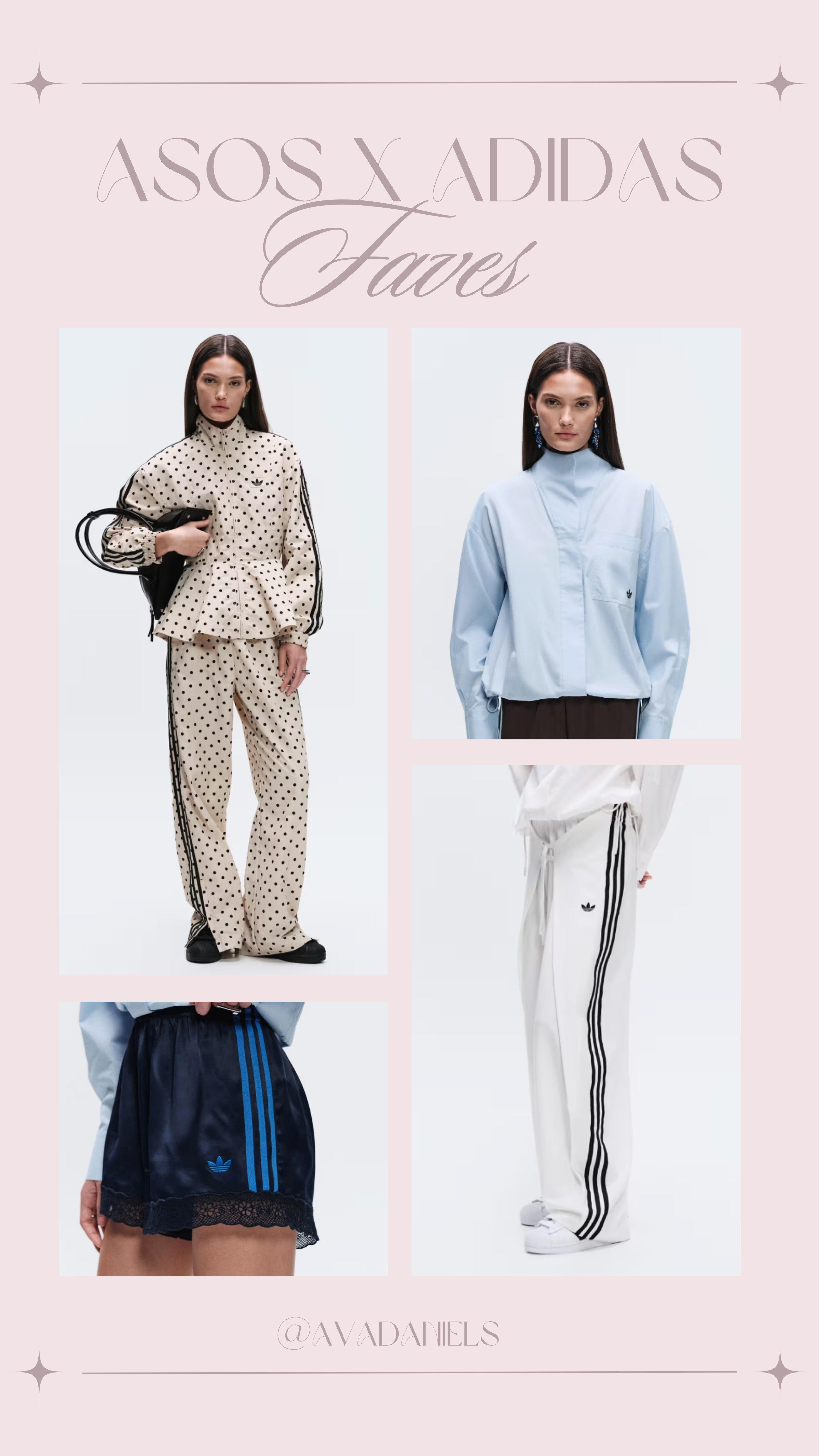ASOS X Adidas faves 🤍✨

polka dot, track jacket, joggers, track pants, shorts, gym shorts, high neck jacket, funnel neck, spring outfits, summer outfits 

 #LTKuk #LTKspring #LTKsummer
