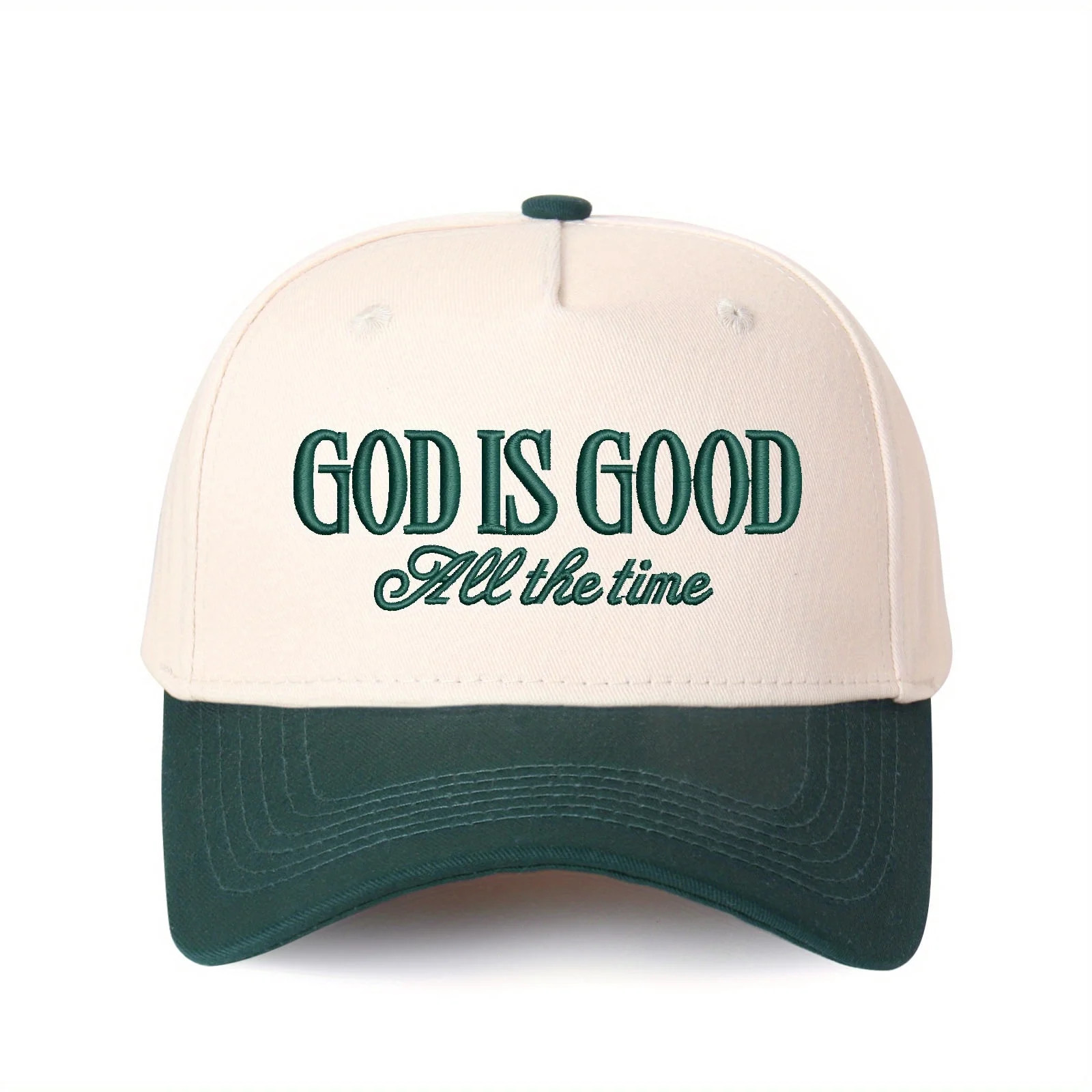 GOD IS GOOD All The Time Embroidered Trucker Hat - Inspirational Christian Cap for Women, Cute Fa... | Walmart (US)
