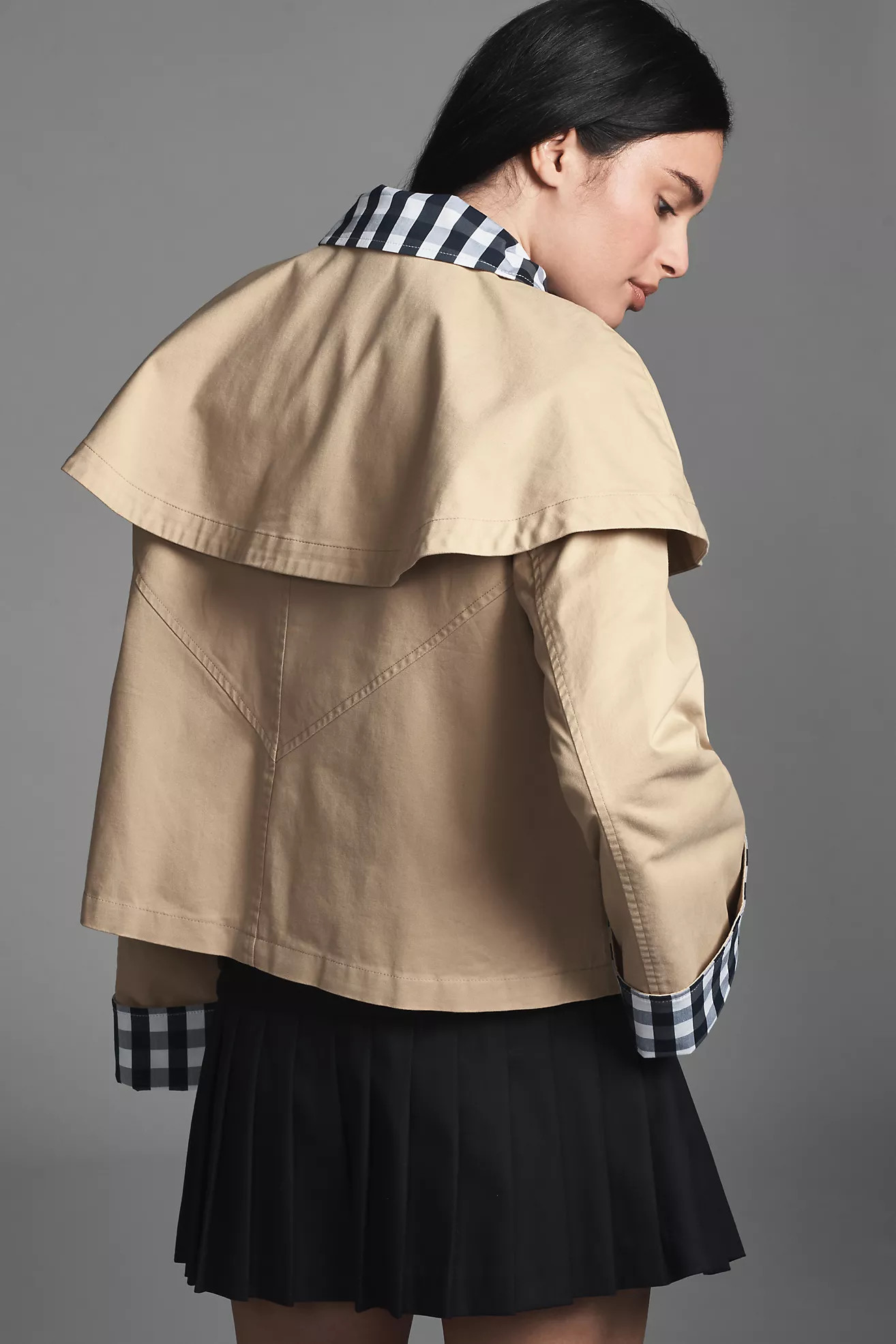 Avec Les Filles Trim Cape Jacket | Anthropologie (US)