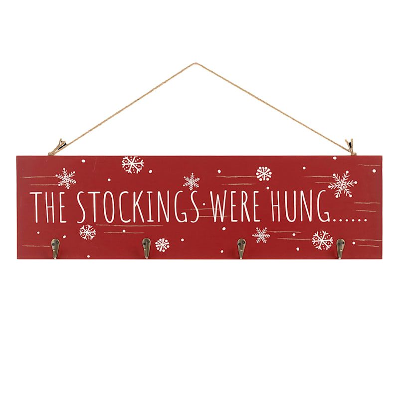 The Stockings Were Hung Wall Hook, 24x7 | At Home