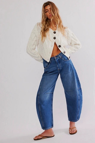 CRVY Venus Barrel Jeans | Free People (Global - UK&FR Excluded)