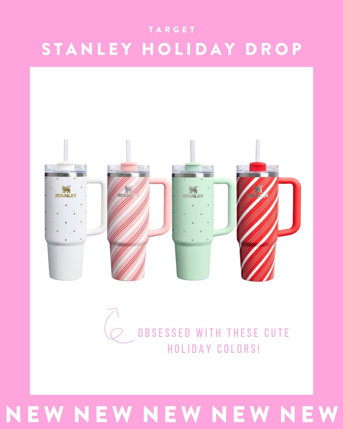Target Stanley holiday drop! Target's new Stanley cup drop is so good - love the cute holiday designs. Perfect holiday gift idea! Stanley cup | Target exclusive | holiday Stanley | tumbler | gift guide | holiday gifts | Target finds


#LTKHoliday #LTKGiftGuide #LTKFindsUnder50