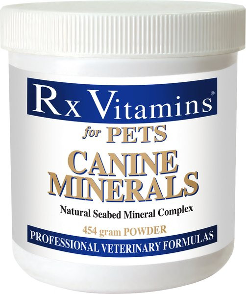 Rx Vitamins Canine Minerals Powder Supplement for Dogs, 454-g jar | Chewy.com