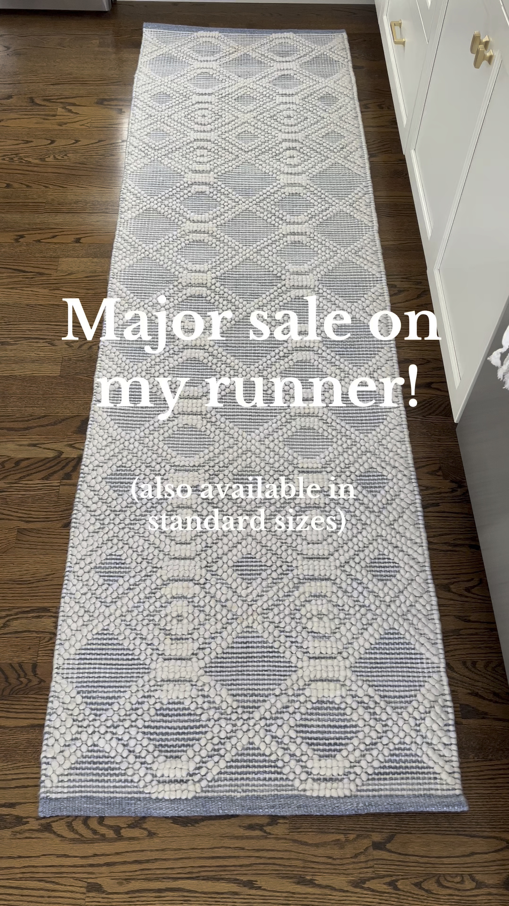 Major sale on my runner - currently 78% off and just $60 with free shipping! It's also available in standard sizes, up to 9x12!
-
coastal home decor, wayfair rugs, beach house rugs, lake house rugs, kitchen runners, bedroom rugs, neutral rugs, blue & white rugs rugs, 9x12 rugs, 8x10 rugs, 5x8 rugs, 3x5 rugs, 10x14 rugs, 12x15 rugs, rugs on sale, after Christmas home sales, coastal decor, coastal rugs, blue rugs, textured rugs, affordable rugs, designer looks for less

#LTKSaleAlert #LTKFindsUnder100 #LTKHome
