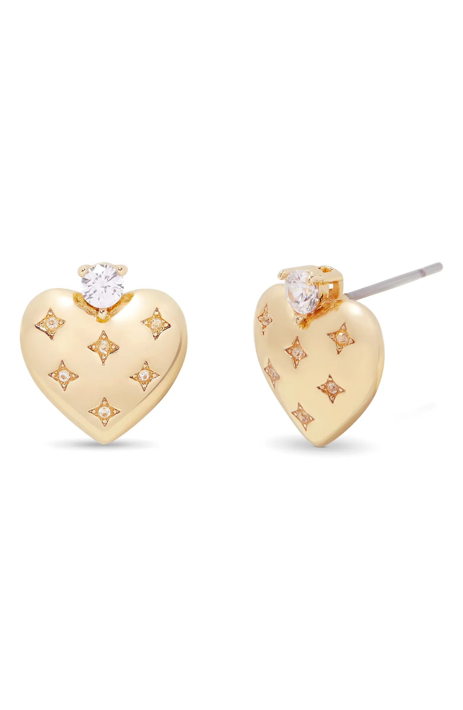 Brook and York Lillian Heart Stud Earrings | Nordstrom | Nordstrom