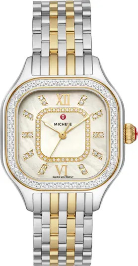 Meggie Diamond Dial Watch Head & Bracelet, 33mm | Nordstrom